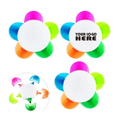 Flower Shape Highlighter Pens