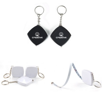 Retractable Tape Measure Keychain