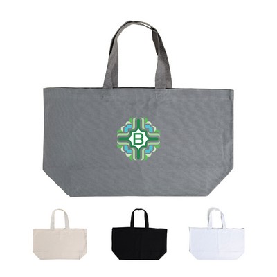 Oversized Cotton Canvas Grande Tote