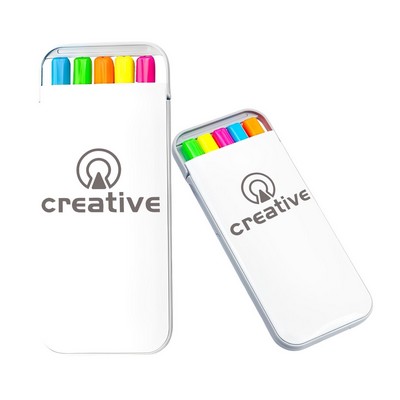 Fluorescent Highlighters Set