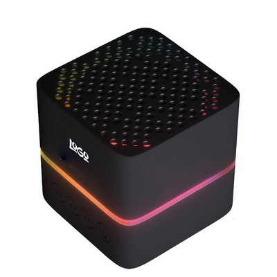 Mini LED Square Wireless Bluetooth Speaker