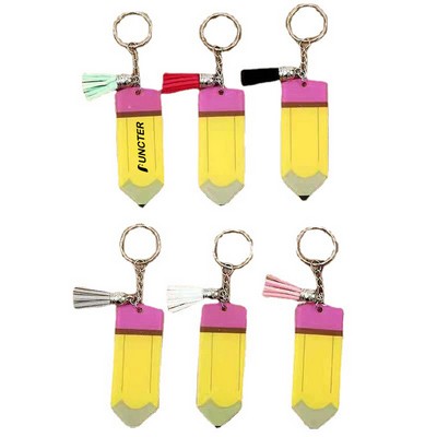 Custom Stylish Pencil Tassel Gift Keychain
