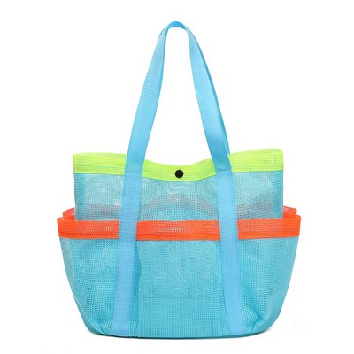 Beach Bag with Mini Pockets